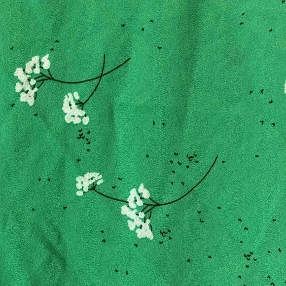 Premise | Button Back Shirt with Floral Print | Sz 3X | Green - Picture 2 of 7